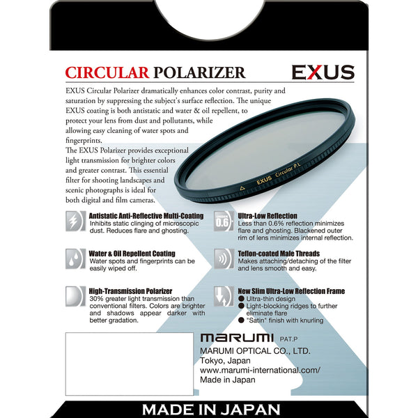 EXUS Circular PL -HTC Polarizer |Marumi – marumi