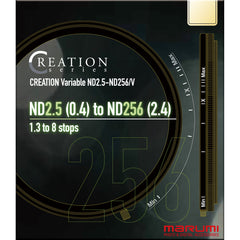 CREATION Variable ND2.5-256/V -Filter for V-log |Marumi – marumi